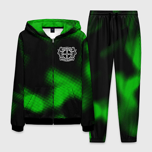 Мужской костюм Bayer 04 sport halftone / 3D-Черный – фото 1
