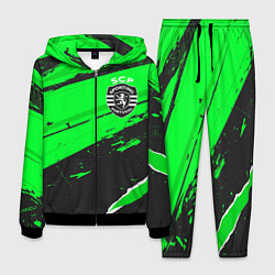Костюм мужской Sporting sport green, цвет: 3D-черный