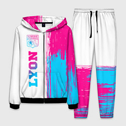 Мужской костюм Lyon neon gradient style по-вертикали