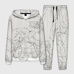 Костюм мужской Каракули, цвет: 3D-белый