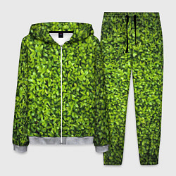 Мужской костюм Зелёная трава листья