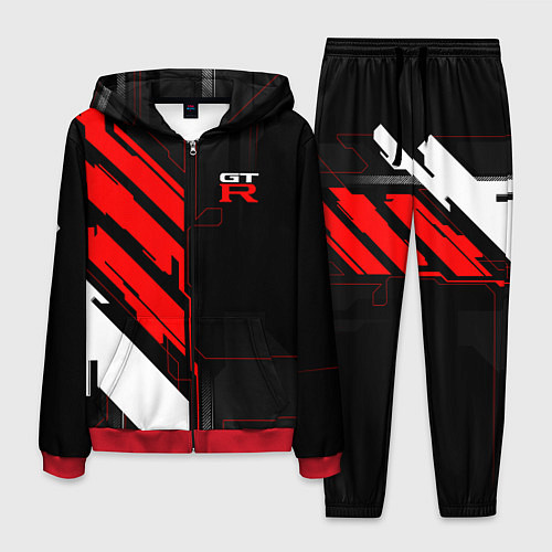 Мужской костюм Nissan GTR - Cyber / 3D-Красный – фото 1