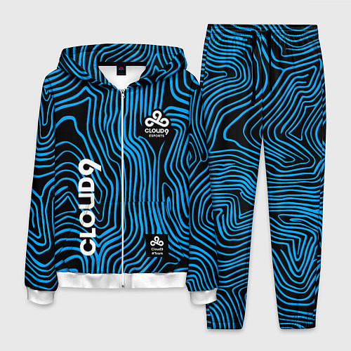 Мужской костюм Cloud9 - weather pattern / 3D-Белый – фото 1