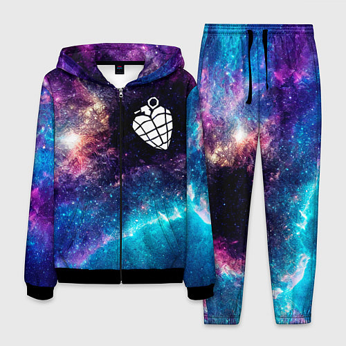 Мужской костюм Green Day space rock / 3D-Черный – фото 1