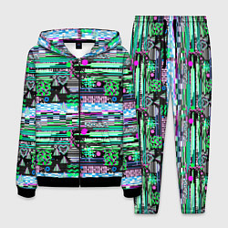 Мужской костюм Abstract color pattern