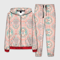 Костюм мужской Лисицы на светлом фоне, цвет: 3D-красный