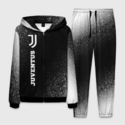 Костюм мужской Juventus sport на темном фоне по-вертикали, цвет: 3D-черный