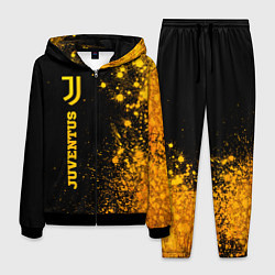 Костюм мужской Juventus - gold gradient по-вертикали, цвет: 3D-черный