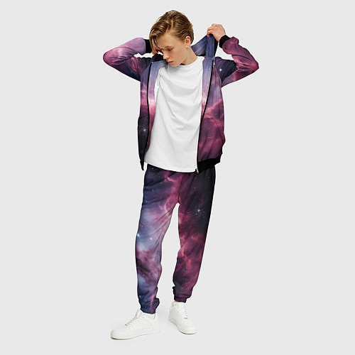 Мужской костюм Абстрактный космос фантастика / 3D-Черный – фото 3