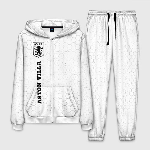 Мужской костюм Aston Villa sport на светлом фоне по-вертикали / 3D-Белый – фото 1