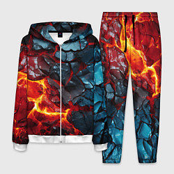Мужской костюм Темная огненная плитка