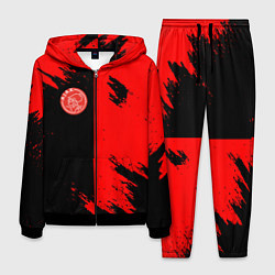 Костюм мужской Ajax sport color red, цвет: 3D-черный