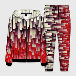 Мужской костюм Блоки-сталактиты с красной подсветкой