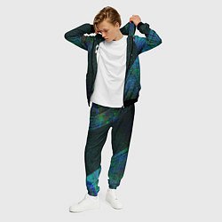 Костюм мужской Deftones glitch blue, цвет: 3D-черный — фото 2