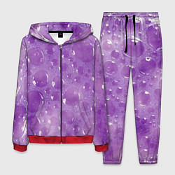 Костюм мужской Фиолетовая пена, цвет: 3D-красный