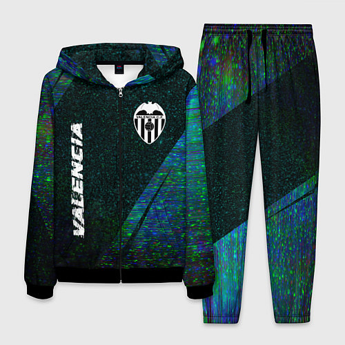 Мужской костюм Valencia glitch blue / 3D-Черный – фото 1