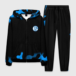 Костюм мужской Schalke 04 fc camo, цвет: 3D-черный