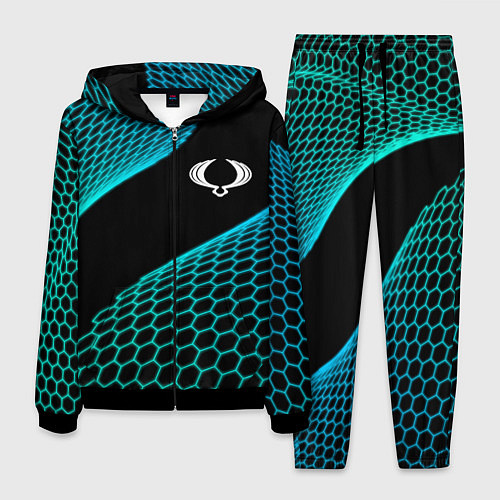 Мужской костюм SsangYong electro hexagon / 3D-Черный – фото 1