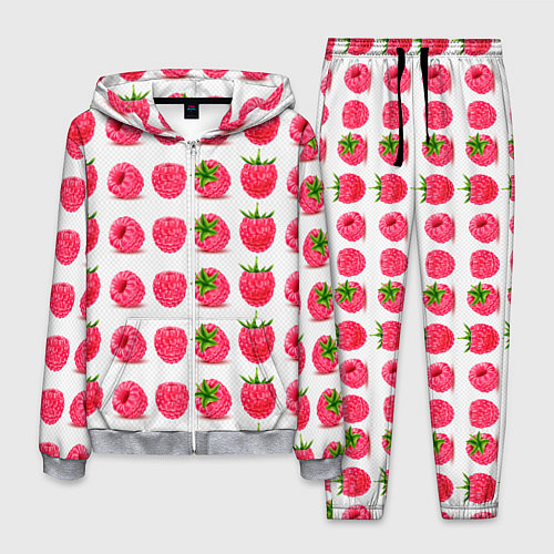 Мужской костюм Ягода малина узор / 3D-Меланж – фото 1