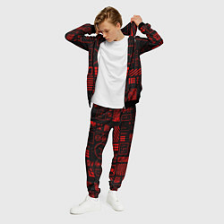Костюм мужской Twenty one pilots pattern rock, цвет: 3D-черный — фото 2