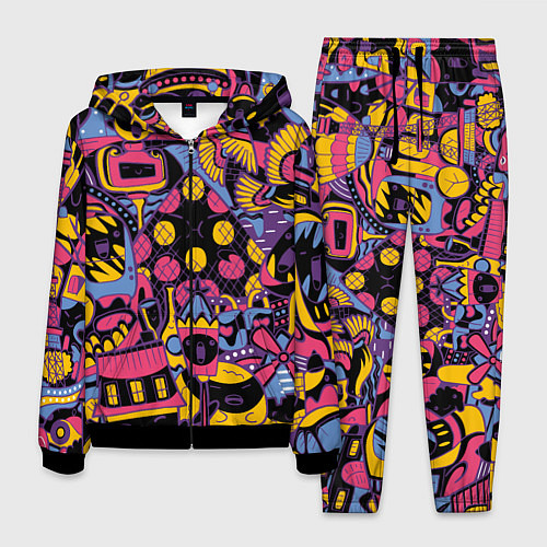 Мужской костюм О Париж / 3D-Черный – фото 1