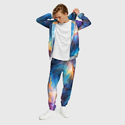 Костюм мужской Космический пейзаж - галактики, цвет: 3D-меланж — фото 2