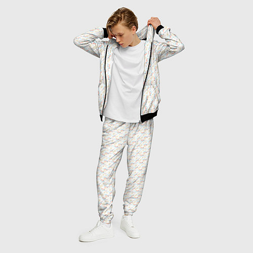 Мужской костюм Мужское и женское начало / 3D-Черный – фото 3