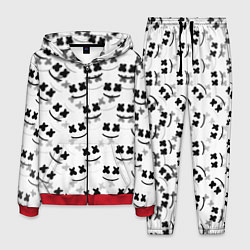 Костюм мужской Marshmello dj pattern, цвет: 3D-красный