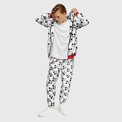 Костюм мужской Marshmello dj pattern, цвет: 3D-красный — фото 2