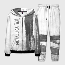 Костюм мужской Metallica - white gradient по-вертикали, цвет: 3D-черный