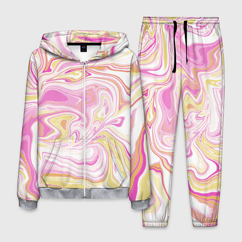 Мужской костюм Абстракция мраморный фон / 3D-Меланж – фото 1