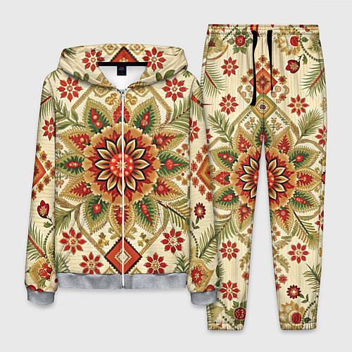 Мужской костюм Стиль советского ковра узоры и орнамент / 3D-Меланж – фото 1