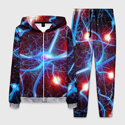 Костюм мужской Нейронная сеть - аксоны, цвет: 3D-меланж