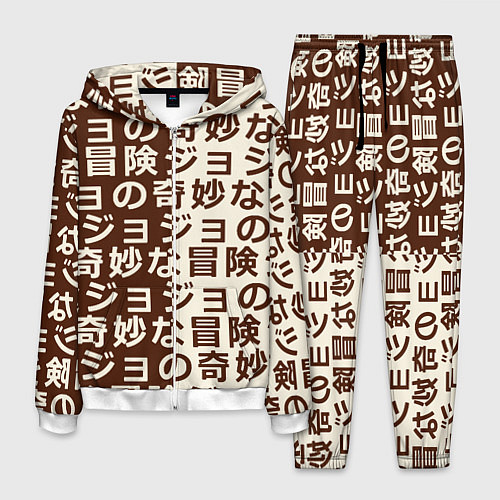 Мужской костюм Japan pattern / 3D-Белый – фото 1