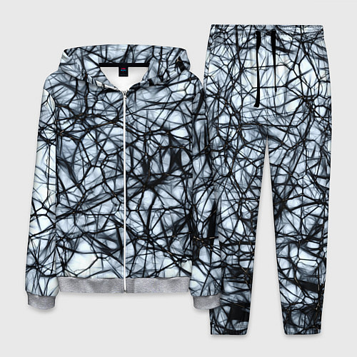 Мужской костюм Нервные окончания / 3D-Меланж – фото 1