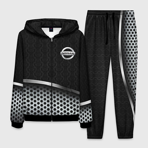 Мужской костюм Nissan carbon auto / 3D-Черный – фото 1