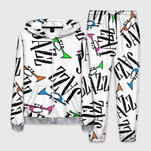 Мужской костюм Just jazz in color / 3D-Меланж – фото 1