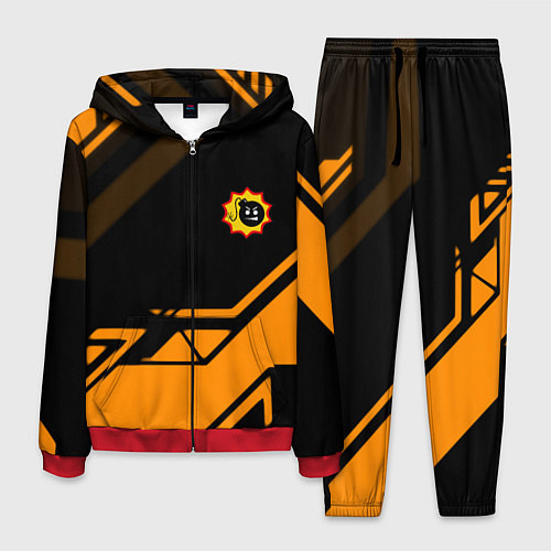 Мужской костюм Serious Sam geometry / 3D-Красный – фото 1