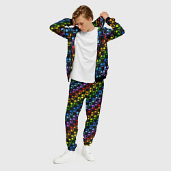 Костюм мужской Marshmello pattern neon, цвет: 3D-черный — фото 2