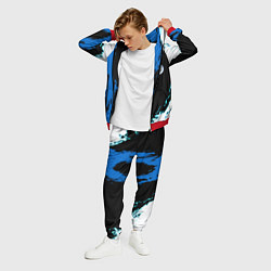 Костюм мужской Манчестер сити краски абстрактные, цвет: 3D-красный — фото 2