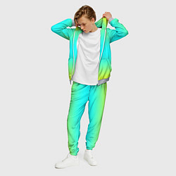 Костюм мужской Кислотный градиент абстракция, цвет: 3D-меланж — фото 2