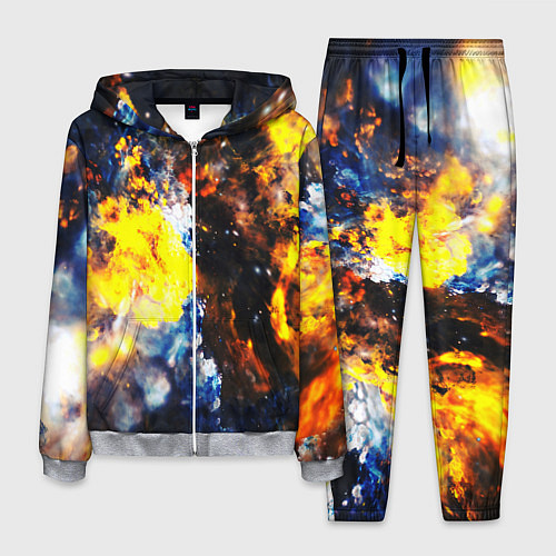 Мужской костюм Космическая абстракция / 3D-Меланж – фото 1