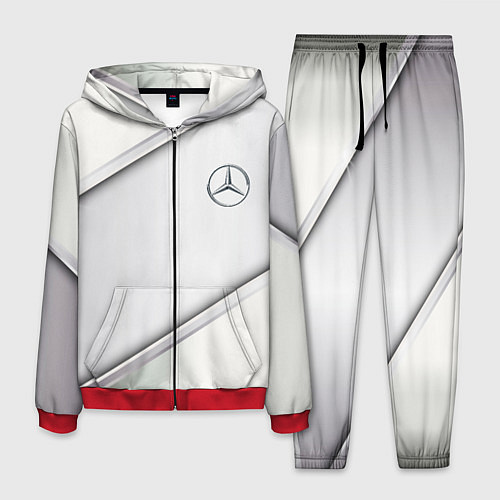 Мужской костюм Mercedes benz metalic collection / 3D-Красный – фото 1