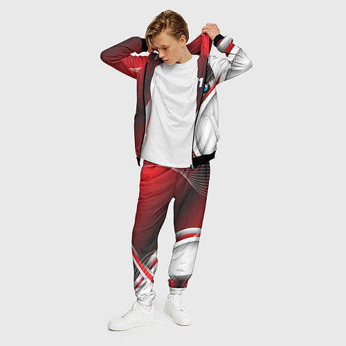 Мужской костюм BMW sport geometry motors / 3D-Черный – фото 3