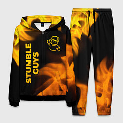 Мужской костюм Stumble Guys - gold gradient вертикально