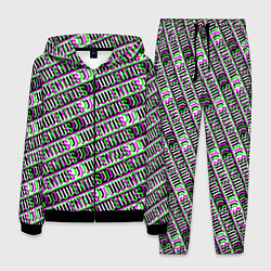 Мужской костюм Juventus glitch pattern