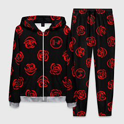 Мужской костюм Twenty one pilots rose pattern