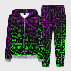 Костюм мужской Fortnite кислота неоновая, цвет: 3D-меланж