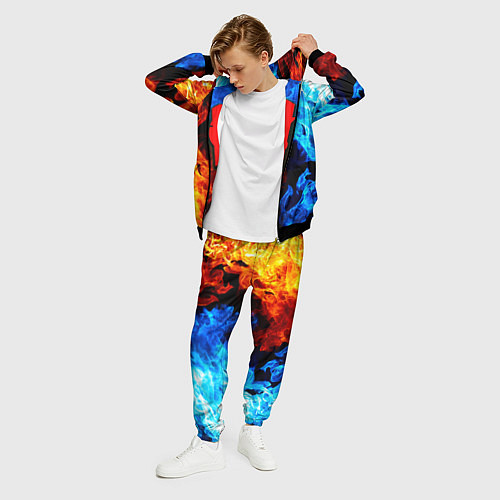 Мужской костюм Starcraft fire steel / 3D-Черный – фото 3