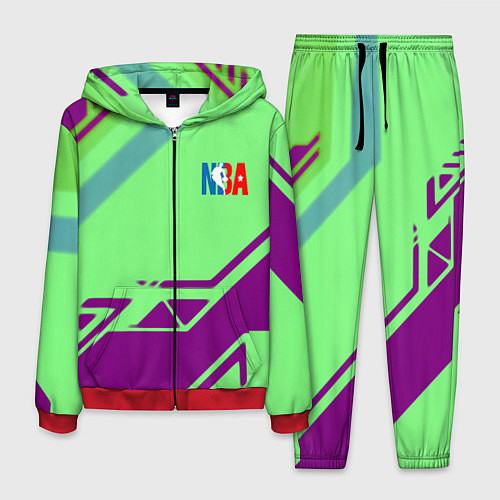 Мужской костюм NBA geometry sport / 3D-Красный – фото 1